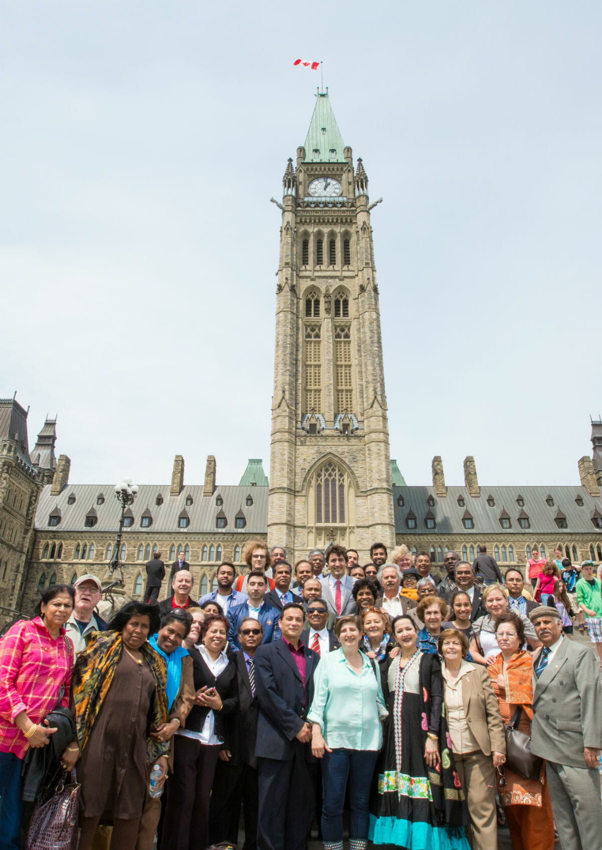 Justin welcomes Papineau constituents to Ottawa for a day on the hill. May 27, 2014.
