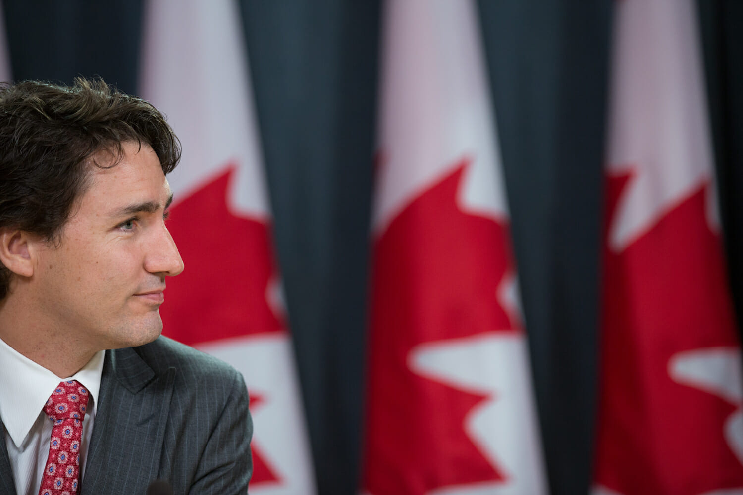 Justin répond aux questions de la Tribune de la presse parlementaire concernant son projet de loi d’intérêt privé sur la transparence. Ottawa, Ontario 11 juin 2014.