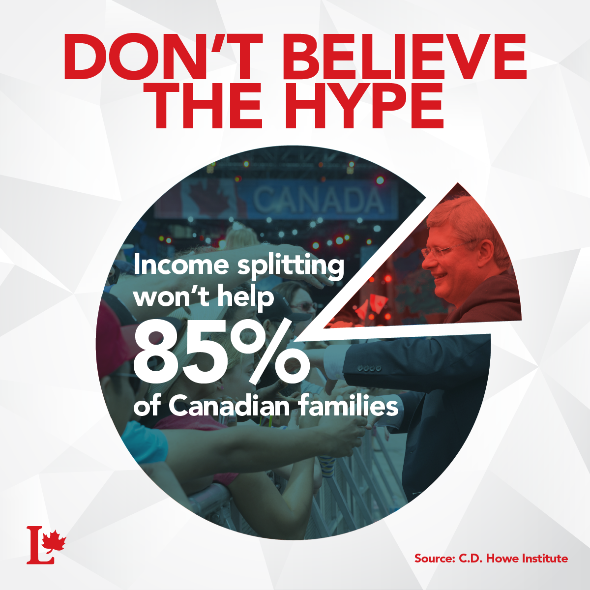 Don't believe the hype. Income splitting won't help 85% of Canadian families.