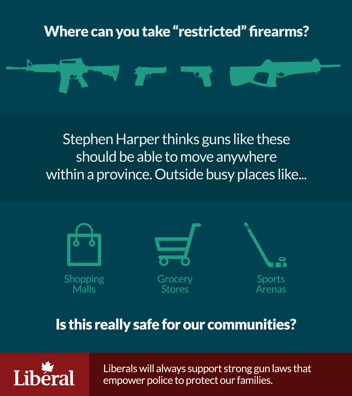Where can you take restricted firearms?