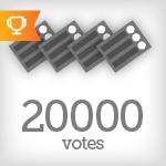 2000 votes - Not achieved
