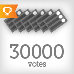 3000 votes - Not achieved