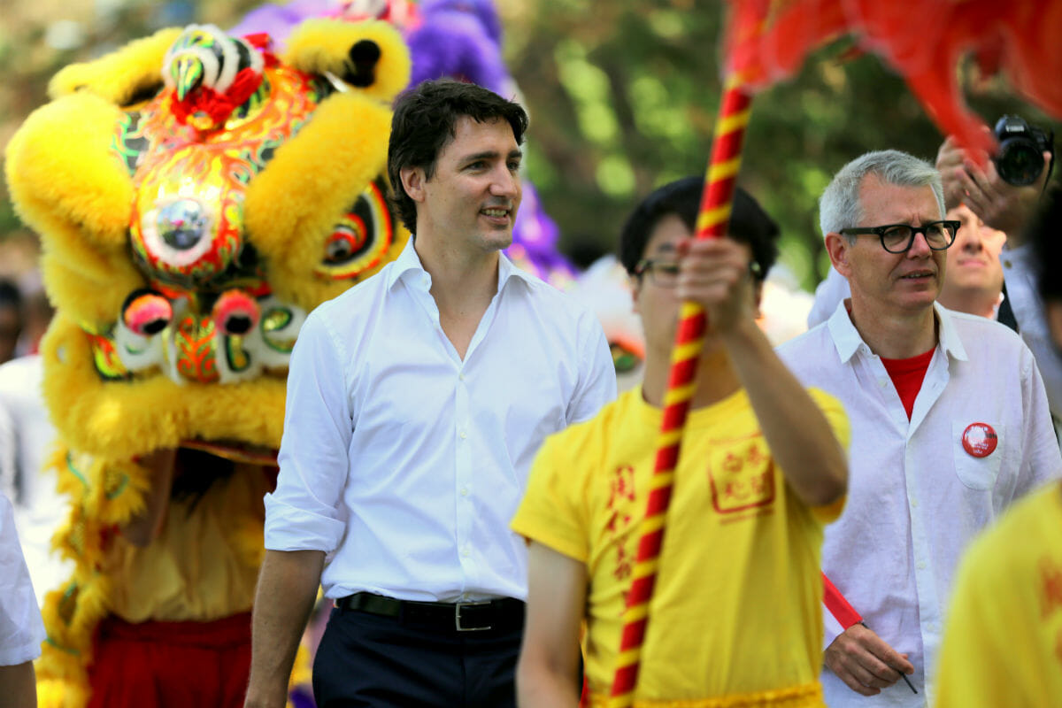 Justin Trudeau at the Toronto International Dragon Boat Race Festival. June 21, 2014.