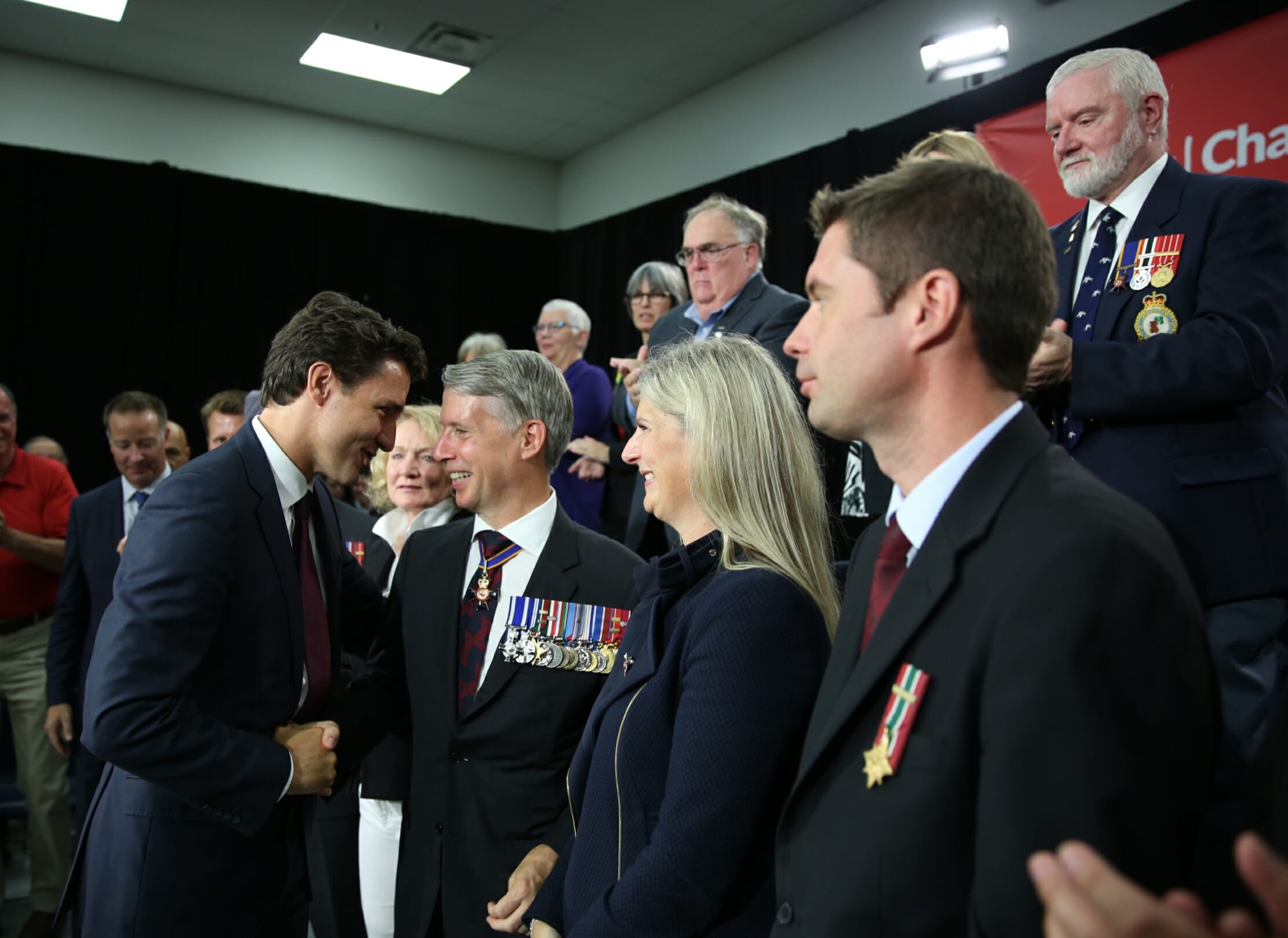 The Leader of the Liberal Party of Canada, Justin Trudeau, was in Belleville today, announcing the Liberal plan for real change for Canada's veterans and their families.